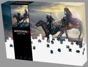Opakowanie Puzzle Wiedźmin 3: Dziki Gon 1500