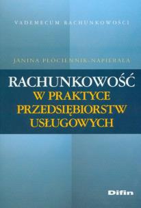 Okładka książki Rachunkowość w praktyce przedsiębiorstw usługowych