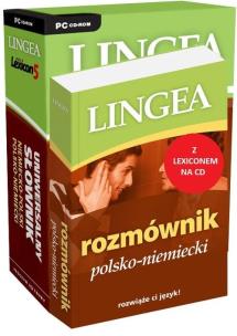 Okładka książki Rozmównik polsko-niemiecki + Lexicon CD Lingea