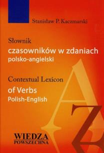 Okładka książki Słownik czasowników w zdaniach polsko-angielskich