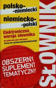 Okładka książki Słownik pol-niem-pol z supl. temat. +CD REA