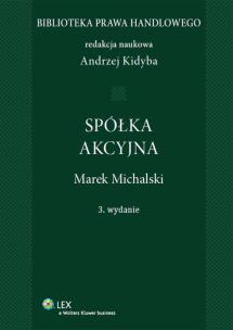 Okładka książki Spółka akcyjna