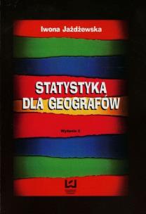 Okładka książki Statystyka dla geografów