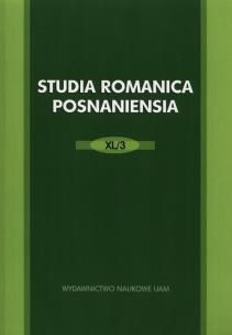 Opakowanie Studia Romanica Posnaniensia XL/3