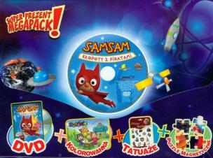 Opakowanie Super prezent megapack Samsam kłopoty z piratami
