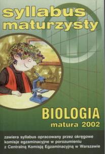 Opakowanie Syllabus maturzysty   Biologia matura 2002