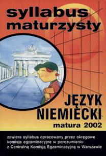 Opakowanie Syllabus maturzysty  Język niemiecki matura 2002