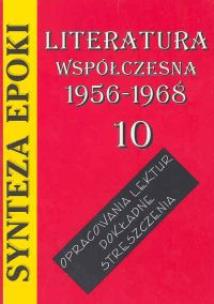 Okładka książki Synteza epoki  Literatura współczesna 1956-1968