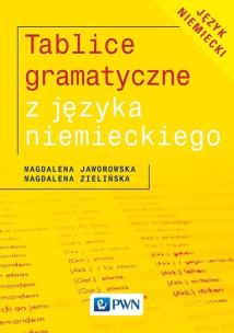 Okładka książki Tablice gramatyczne z języka niemieckiego