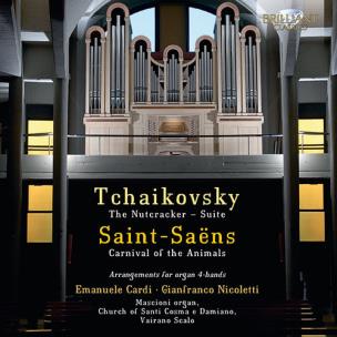 Okładka książki TCHAIKOVSKY / SAINT SAENS: ARRANGEMENTS FOR ORGAN 4 - HANDS