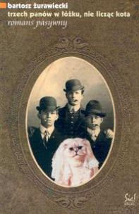 Okładka książki Trzech panów w łóżku, nie licząc kota