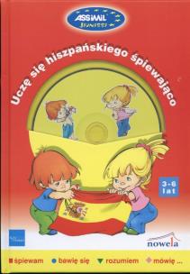 Okładka książki Uczę się hiszpańskiego śpiewająco 3-5 lat NOWELA
