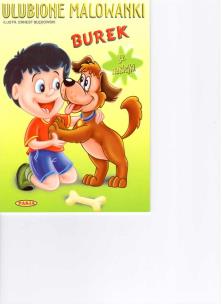 Okładka książki Ulubione malowanki - Burek