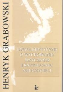 Okładka książki Uwagi krytyczne o wychowaniu fizycznym i kształceniu nauczycieli