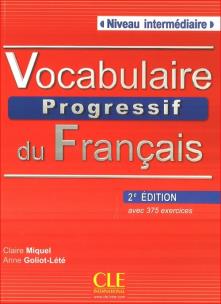 Okładka książki Vocabulaire progressif du français Niveau intermédiaire Książka + CD 2. edycja