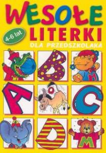 Okładka książki Wesołe literki 4-6 lat