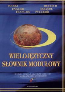 Opakowanie Wielojęzyczny Słownik Modułowy