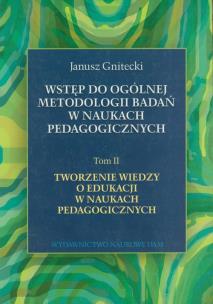 Okładka książki Wstęp do ogólnej metody badań w naukach pedagogicznych Tom 2