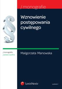 Okładka książki Wznowienie postępowania cywilnego