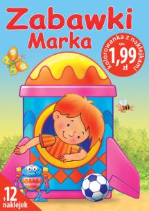 Okładka książki Zabawki Darka- Kolorowanka z naklejkami