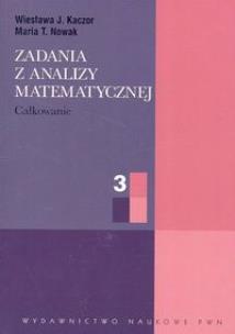 Okładka książki Zadania z analizy matematycznej cz.3