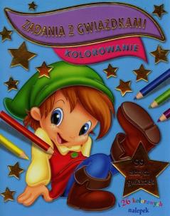 Okładka książki Zadania z gwiazdkami - Kolorowanie