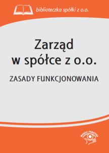 Opakowanie Zarząd w spółce z o.o.