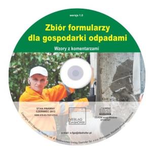 Opakowanie Zbiór formularzy dla gospodarki odpadami