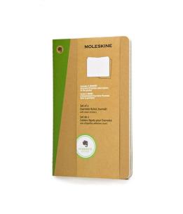 Opakowanie Zestaw 2 Zeszytów Moleskine EVERNOTE JOURNALS L  w linie + naklejki SMART