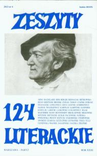 Opakowanie Zeszyty Literackie 124/4/2013 Wagner Brodski Czapski