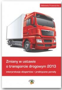 Opakowanie Zmiany w ustawie o transporcie drogowym 2013