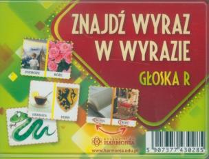Okładka książki Znajdź wyraz w wyrazie. Głoska R
