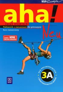 Okładka książki AHA! 3A Neu podr CD Gratis ZR NPP WSiP