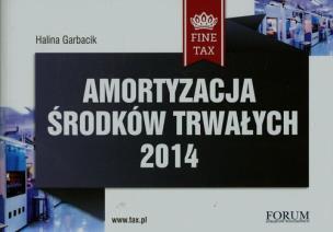 Okładka książki Amortyzacja środków trwałych 2014