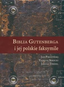 Okładka książki Biblia Gutenberga i jej polskie faksymilie