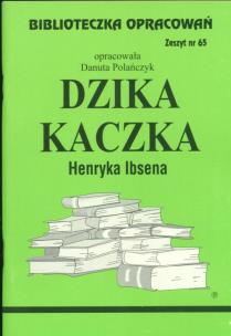 Okładka książki Biblioteczka opracowań nr 065 Dzika Kaczka