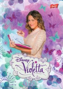 Opakowanie Brulion A5 96k kratka Disney Violetta oczko