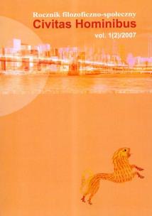 Opakowanie Civitas Hominibus Rocznik filozoficzno społeczny 2007