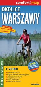 Okładka książki Comfort!map Okolice Warszawy 1:75 000