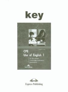 Opakowanie CPE Use of English 1 Key for the revised Cambridge Proficiency Examination