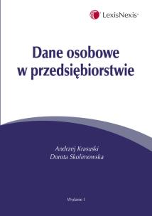 Okładka książki Dane osobowe w przedsiębiorstwie