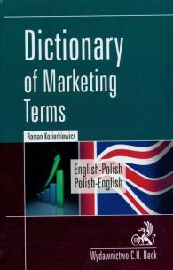 Okładka książki Dictionary of marketing terms angielsko-polski polsko-angielski