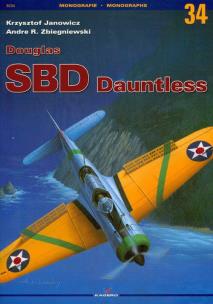 Okładka książki Douglas SBD Dauntless Monografie 34