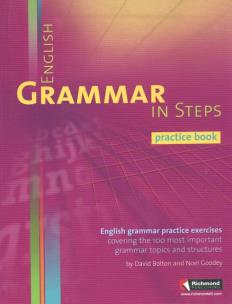 Okładka książki English Grammar in Steps Practice book