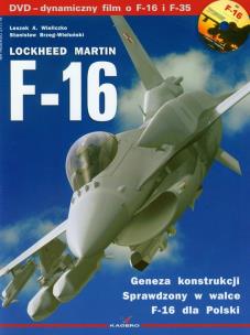 Okładka książki F-16 Lockheed Martin + DVD