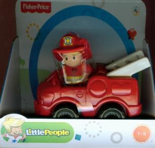 Opakowanie Fisher-Price Little People Eddie i wóz strażacki