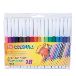 Opakowanie Flamastry 18 kolorów