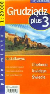 Okładka książki Grudziądz plan miasta