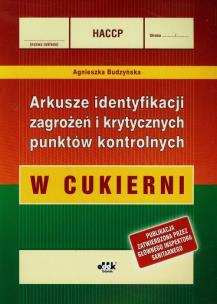 Okładka książki HACCP Arkusze identyfikacji zagrożeń w cukierni