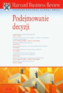 Okładka książki Harvard Business Review. Podejmowanie decyzji